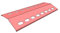 3 Stück 365mm x 80mm x 1mm *V2A* Edelstahl Flammenverteiler / Flammenabdeckung / Grillblech – super Ersatzteil für viele verschiedene Gasgrills u.a. Broilmaster, Enders und Taino (V2A-365-140-1)