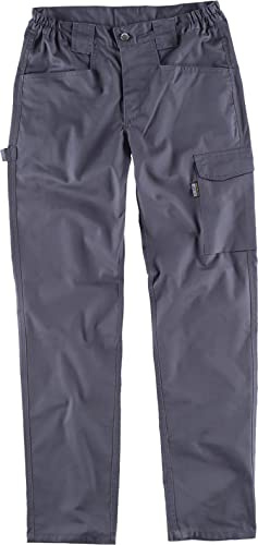 Teamwork Work Team Pantalón de Tejido elástico bidireccional por construcción. Dos Bolsos de Abertura Inclinada en los costados y un Bolso Lateral con Pliegue Unisex