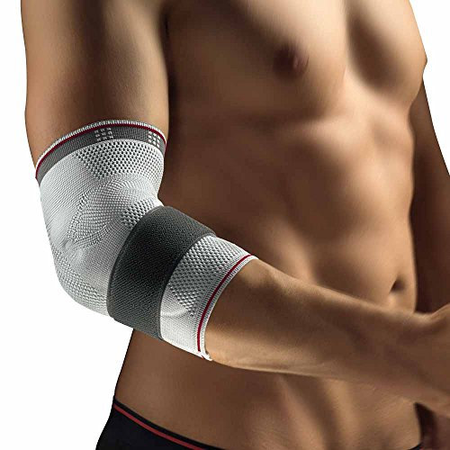 Bort select EpiPlus® Ellenbogenbandage Ellen Bogen Stütze Bandage Stabilo Band, silber, L