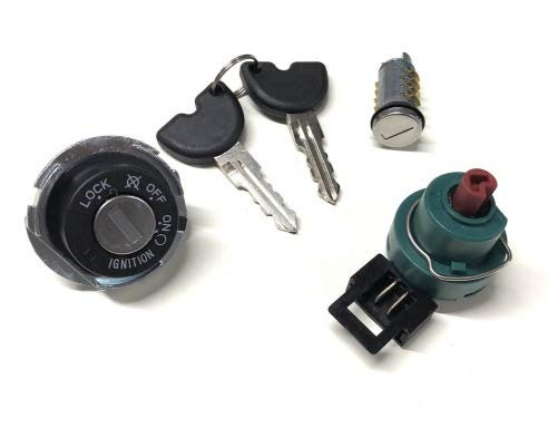 Schlosssatz Zündschloss passend für Vespa ET2 ET4 LX LXV S 50 125 Primavera, Piaggio Fly Zip NRG Gilera Runner – inkl. Sitzbankschloss und 2 Schlüssel