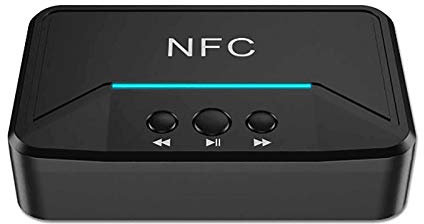 Dyna-Living Bluetooth Transmitter, Bluetooth Adapter 5.0, Bluetooth Empfänger NFC, Bluetooth Receiver Splitter Sender 2 in 1 mit USB 3.5mm 2RCA Verbindungen für TV PC Laptop Kopfhörer Lautsprecher
