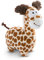 Kuscheltier Giraffe Gina 15cm – Nachhaltiges Plüschtier für Mädchen, Jungen & Babys-Flauschiges Stofftier zum Kuscheln & Spielen – Schmusetier der Wild Friends GO GREEN Kollektion