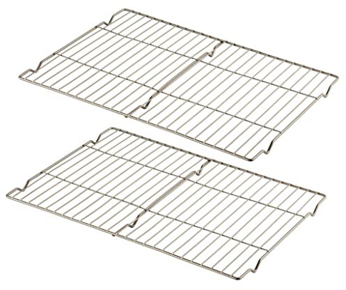 Cuisinart AMB-CR2 Chef's Classic Antihaft-Backform, Legierter Stahl, Kühlgitter Set