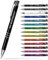 #teamludorf 100x Metall-Kugelschreiber mit Wunsch-Gravur - Personalisierte Kulis - Stift mit Namen - 14 Farben & 20 Schriftarten - 100 Stück - Schwarz