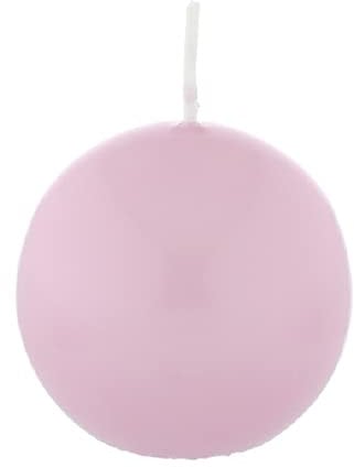 Kugelkerzen Rosa, Ø 100 mm, 4 Stück, dt. Kerzen in RAL Kerzenqualität, Kein rußen und Tropfen