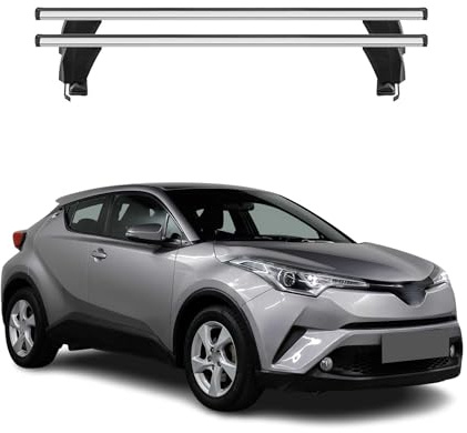 OMAC Menabo Dachträger für Toyota C-HR 2016-2023 Alu Silber