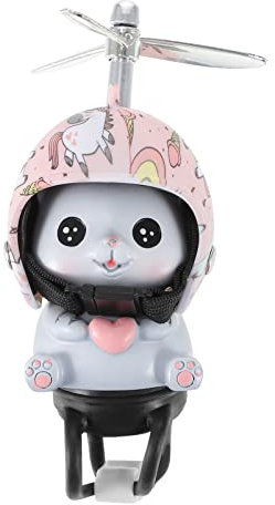Bike Accessories Bell Lovely E Outdoor Dekoration Front Auto Kinder Ornamente Propeller Fahrrad Hamster Helm Roller Erwachsene Fahrrad Spielzeug Kleinkind Mountainbikezubeh?r