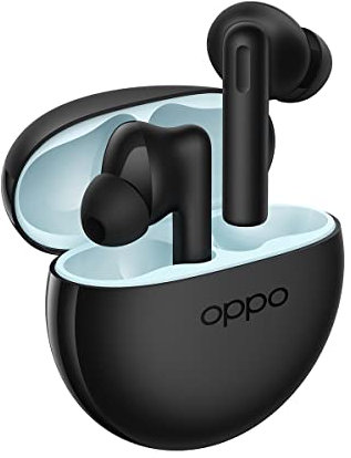 OPPO Enco Buds2 - Auriculares True inalámbricos, Bluetooth 5.2, in-Ear, cancelación de Ruido de Llamada, Controles táctiles, Audio binaural, compatibles con Android/iOS [versión Italiana], Negro