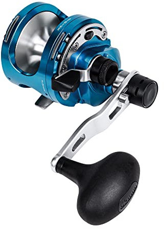 Okuma Cavalla 5Nii Blu Rh Jig 2Speed - Multirolle, Angelrolle zum Meeresangeln, Rolle