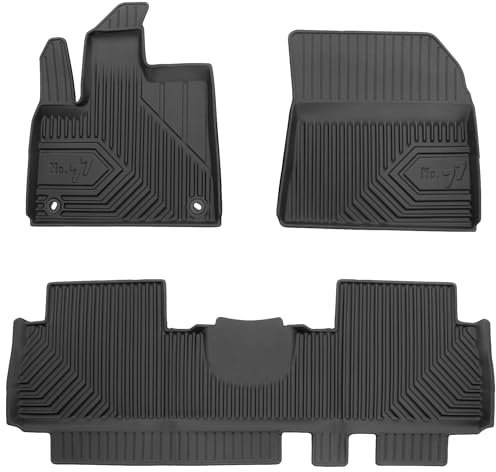 MOTOS Tapis de sol caoutchouc pour Peugeot Rifter depuis 2018 Améliorez Votre Confort de Voyage avec Le tapis noir antidérapant Auto No.77- tapis voiture Tous Temps pour Voiture, Protection Contre les