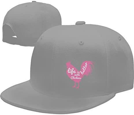 874 Baseballkappe Life Good Better Mit Hühnern Basecap Unisex Trucker Cap Sport Baseball Mützen Für Athletic Wandern Sport
