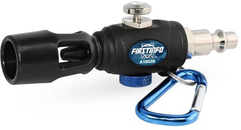 FIRSTINFO Pocket Air Duster | Portable Air Blow Gun, Flow Adjustable with High Flow Nozzle