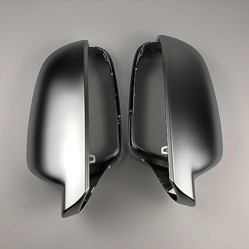PAREKS Rückspiegel Spiegelkappen,für Audi A4 B8.5 A3 8V S3 RS3 A5 B8 B9 B7 B6 C7 A8 D4 A6 C8 A8 D5,Ersatz-Seitenspiegelkappen Rückspiegelkappe Spiegelabdeckung Ersatz