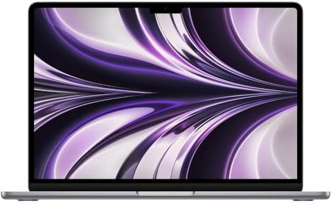 2022 Apple MacBook Air mit Apple M2 Chip (13-zoll, 8GB RAM, 256GB SSD Kapazität) (AZERTY French) Space Grau (Generalüberholt)