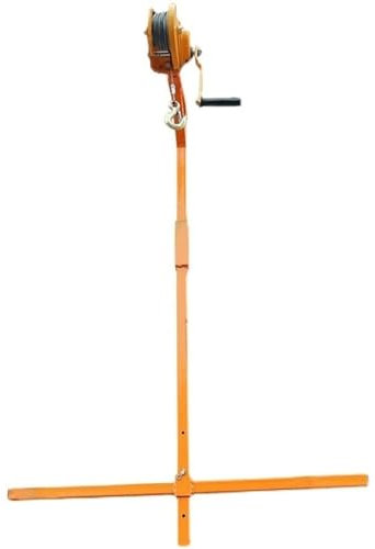 Outils de Levage for l'entretien et Le démontage du climatiseur, treuil Manuel autobloquant + Support KIRANDIE (Color : 5HP Self+Locking Winch 20m)