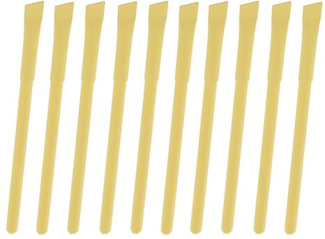 WPRO Kugelschreiber aus Papier Fabian 10er Set gelb mit Kappe • nachhaltige Schreibwaren mit blauer Mine • ökologisch recyclebar für Büro & Schule