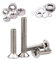 Foyoram #10-32 x 5/16 UNF Senkschrauben mit Kreuzschlitz Edelstahl 30 Stück kombischrauben Gewinde 10#-32 Maschinenschrauben mit Kreuzschlitz Flache Scheibe Muttern ANSI/ASME B18.6.3 (#10-32 x 5/16)