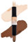 Dual-Ended Contouring Stick, 2-in-1 Highlighter Stick, Schimmernder Highlighter und Bronzer Stick Formt und Hellt Auf, Konturenstift fur Contouring, Leichtes Mischen, Dreidimensionales Make-up