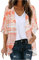 Floral Kimono Jacket - Plus Size Women's Cardigan - Lightweight Chiffon Summer Cover Up