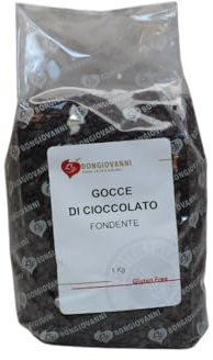 BONGIOVANNI FARINE E BONTA' NATURALI Gocce di cioccolato fondente senza glutine 1kg