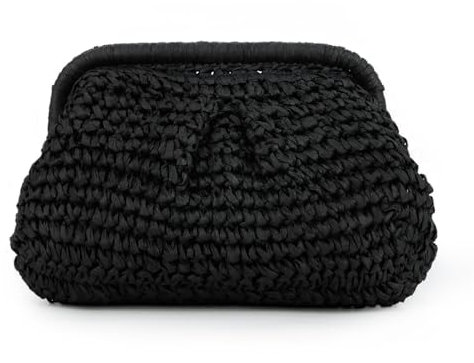 LHHMZ Bolso de Paja Tejida para Mujer - Bolsa de Playa de Verano