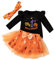 Halloween Baby Mädchen Kleidung Set, Kleinkind Kostüm Cosplay Pumpkin Gespenster Babyset Dress Up Strampler Karneval Kostüme Cartoon Print Einteiliger Halloween Overall Bühnenauftritte, Kostümzubehör