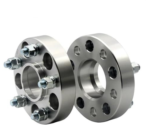 AcarKing Spurverbreiterungen Kompatibel Mit VW Für Golf 4/6/7 Für Beetle 2012 2 Stück PCD 5x100 CB 57,1 Mm 5 Lug Auto-Radabstandshalter-Adapter Nabenzentrierte Spurverbreiterungen(25mm)