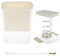 RHAIQBVC Ultra Fine Yogurt Strainer Sturdy Versatile Juicing Food Sieve Strainer Easy to Use Yogurt Maker Strainer Reusable Fine Mesh Yogurt Strainer Cheese Maker for Kitchens(White)