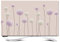 JANEMUA Indoor TV Screen Protector Cover, Purple Pattern Dust/Sun Proof Art Decoration Cover,Universal for Desktop/Desktop Monitor/Wall Mount/Curved TV-D||55inch