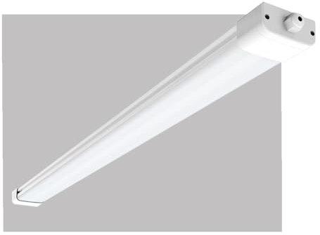 ANTENLICHT LED Feuchtraumleuchte 60CM mit 18W 1980Lumen in Kaltweiß 6000K, Ultraslim Deckenleucht Wasserfest IP65 Verknüpfbar - Kellerleuchte, Wannenleuchte für Büro Keller Garage und Feuchtraum