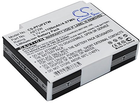 TrustCell ABT2W Batterie de rechange pour Pure Flip 4 Go | 1 heure, Flip UltraHD 8 Go | 2 heures, Flip UltraHD HD Video 3rd, Flip Video UltraHD 8 Go, FVU2120B, U3120 1100 mAh