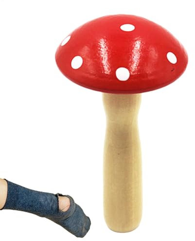 Stopfpilz Aus, Kleines Stopfpilz Stopfpilzsocken Leichtes Pilz Stopfwerkzeug Tragbares Näh Stopfwerkzeug Für Socken Kleidung Hosen