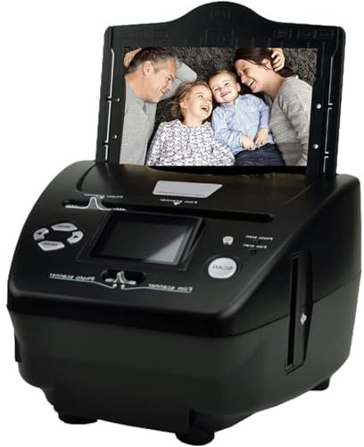 Film slide scanner, slide viewer/negative scanner for different types of films and slides, convert 35mm 135 110 126/slides/negatives