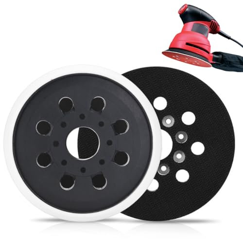 1 x Professional Sanding Pad 125 mm for Bosch GEX 125-1 AE, 8 Dust Hole, for PEX 220 A & AE, Orbital Sander