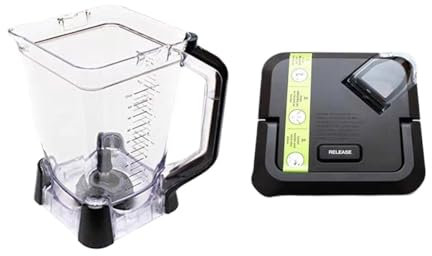 Jarra Y Tapa For Licuadora De 72 Oz Sin BPA, Compatible con Ninja BL610 La Licuadora De Mostrador Profesional Recipiente Y Tapa De Repuesto.(Complete Set of Cup and Lid)