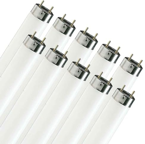 NCC-Licht 10x Leuchtstofflampe T8 Röhre 90cm 30W/827 G13 warmweiß 2700K | Leuchtstoffröhre T8 aus Glas, gemütliches Licht für Wohnbereiche