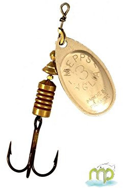 Mepps Aglia Silver Spoon Lure., N°5