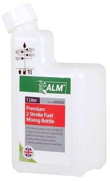 ALM Manufacturing 2 x Stroke Fuel Mixing Bottle - 1L White