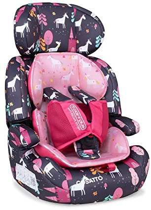 Cosatto Zoomi Car Seat - Group 1 2 3, 9-36 kg, 9 Months-12 Years, Forward Facing, Unicorn Land