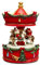 SIKORA SD08 Spieldose Spieluhr für Weihnachten Pferde Karussell Musik We Wish You a Merry Christmas