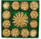 Riffelmacher Weihnachtsbaumschmuck Strohsterne 75320-50-TLG. - 6-11 cm - Christbaumschmuck Anhänger Behang