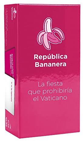República Bananera Schwarzes Humor-Spiel, Brettspiele auf Spanisch, 550 Karten, für 3 bis 15 Spieler, Partyspiel mit Freunden