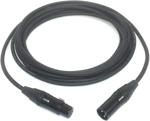 DG Systems - Cavo XLR Cannon per microfoni, casse, DJ - Made in Italy (5 mt)
