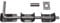 ZEROplus 300mm Garage Door Drop Bolt, Black Japanned Mild Steel, Z260