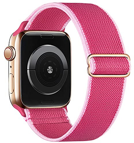 Recoppa Cinturino elastico per Apple Watch, 46 mm, 45 mm, 44 mm, 42 mm, colore complementare, cinturino in nylon intrecciato compatibile con Apple Watch 10, 9, 8, 7, 6 SE