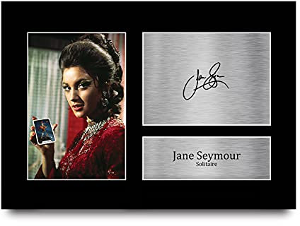 HWC Trading A4 Jane Seymour James Bond Live and Let Die Geschenke Gedruckt, Signiert Autogramm Bild Für Film-Erinnerungsstücke-Fans