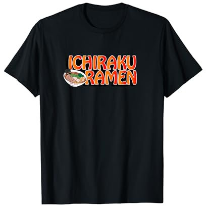Naruto Shippuden Ichiraku Bol Ramen avec Logo Anime T-Shirt