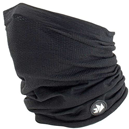SIXS Merino Wool neck warmer Black