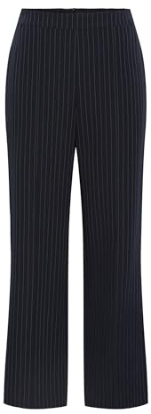 PIECES Female Hose mit weitem Bein PCBOZZY Gestreift | Wide-leg trousers
