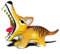 Eugy Tasmanian Tiger 3D-Puzzle, 22 Stück, umweltfreundlich, Lernspielzeug, Puzzles für Jungen, Mädchen und Kinder ab 6 Jahren